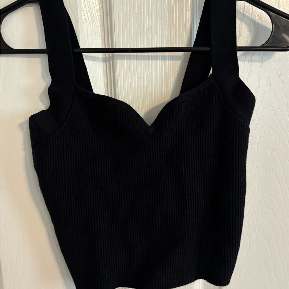 Abercrombie & Fitch cropped sweater knit tank